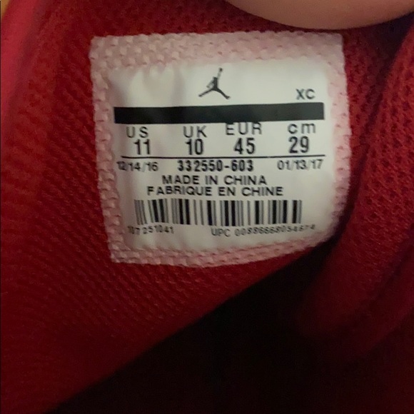 Jordan 1 red suede 2017 - Picture 4 of 4